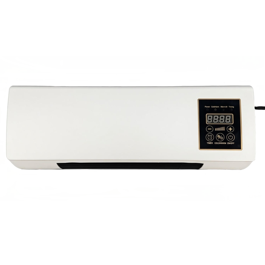 Calefactor y ventilador de pared 1800W